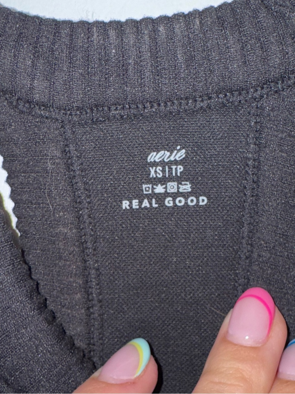 Aerie Ribbed Racerback Crop Tank - Picture 4 of 4
